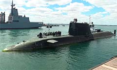 Royal Navy Astute class submarine, Fleet Base West, HMAS Stirling, Western Australia